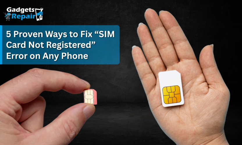 Guide to Fix SIM Card Not Registered error