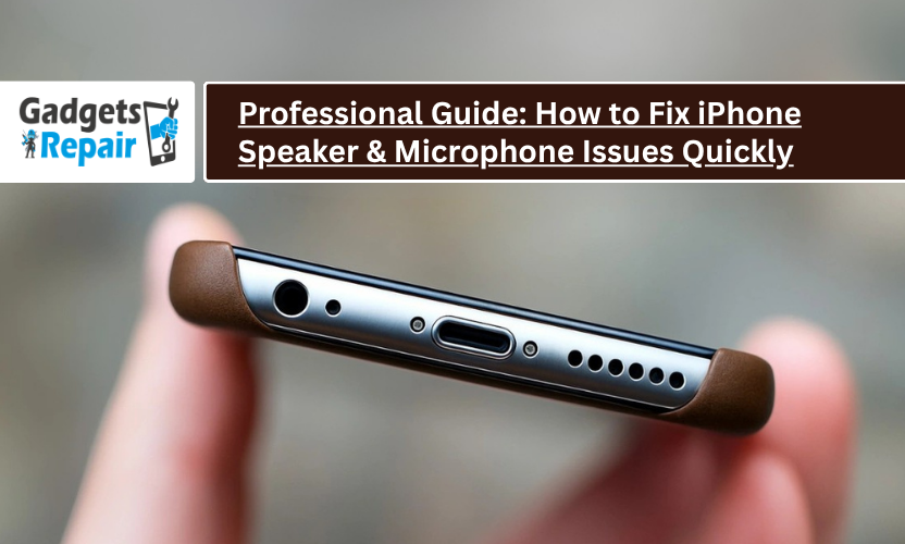 fix iPhone speaker and microphone issues