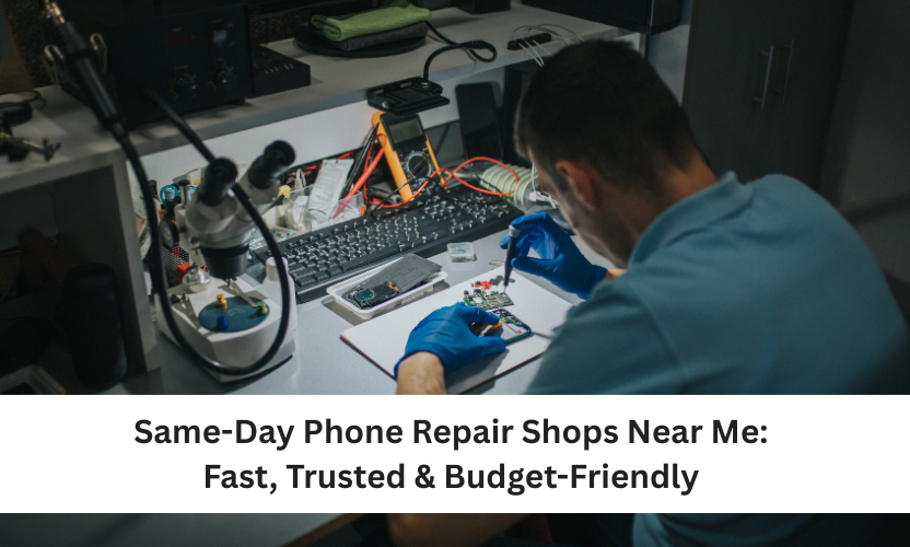 Screen fix same-day phone repair shops near me