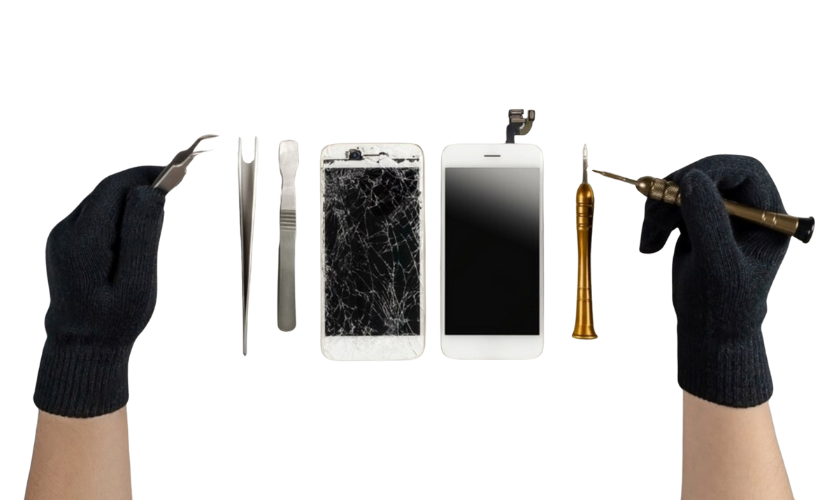 How to fix a cracked phone screen