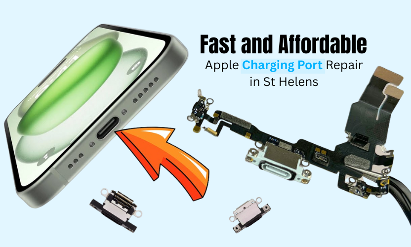 Apple charging port repair St Helens