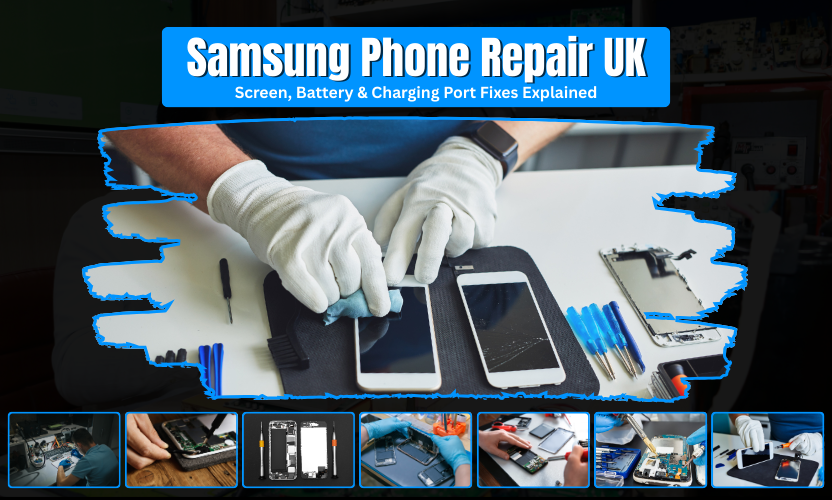Samsung phone repair UK for screen and battery issues