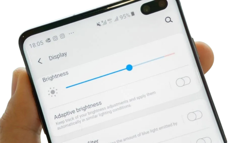 phone screen brightness problem diagnosis