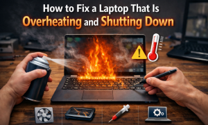 laptop overheating and shutting down