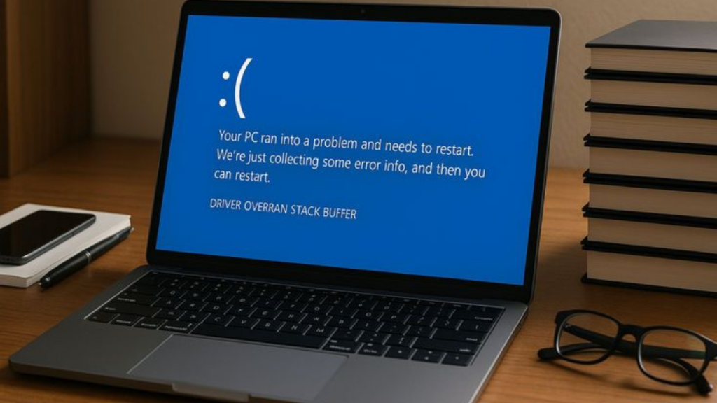 blue screen error fixed