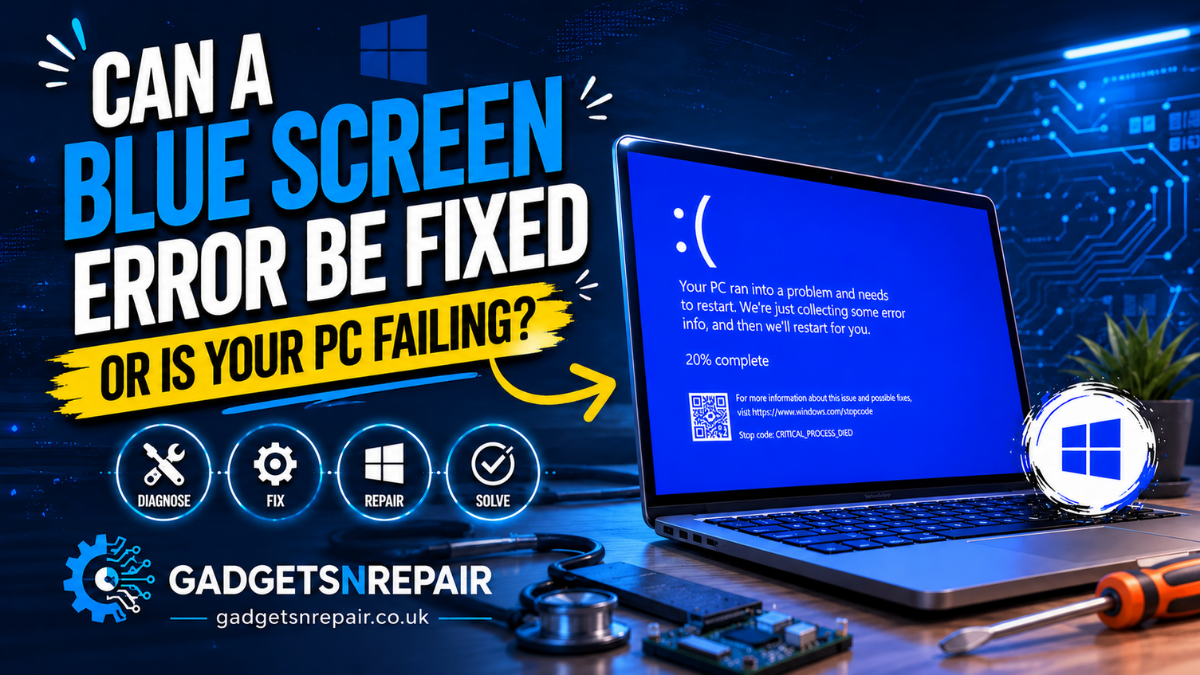 blue screen error fixed