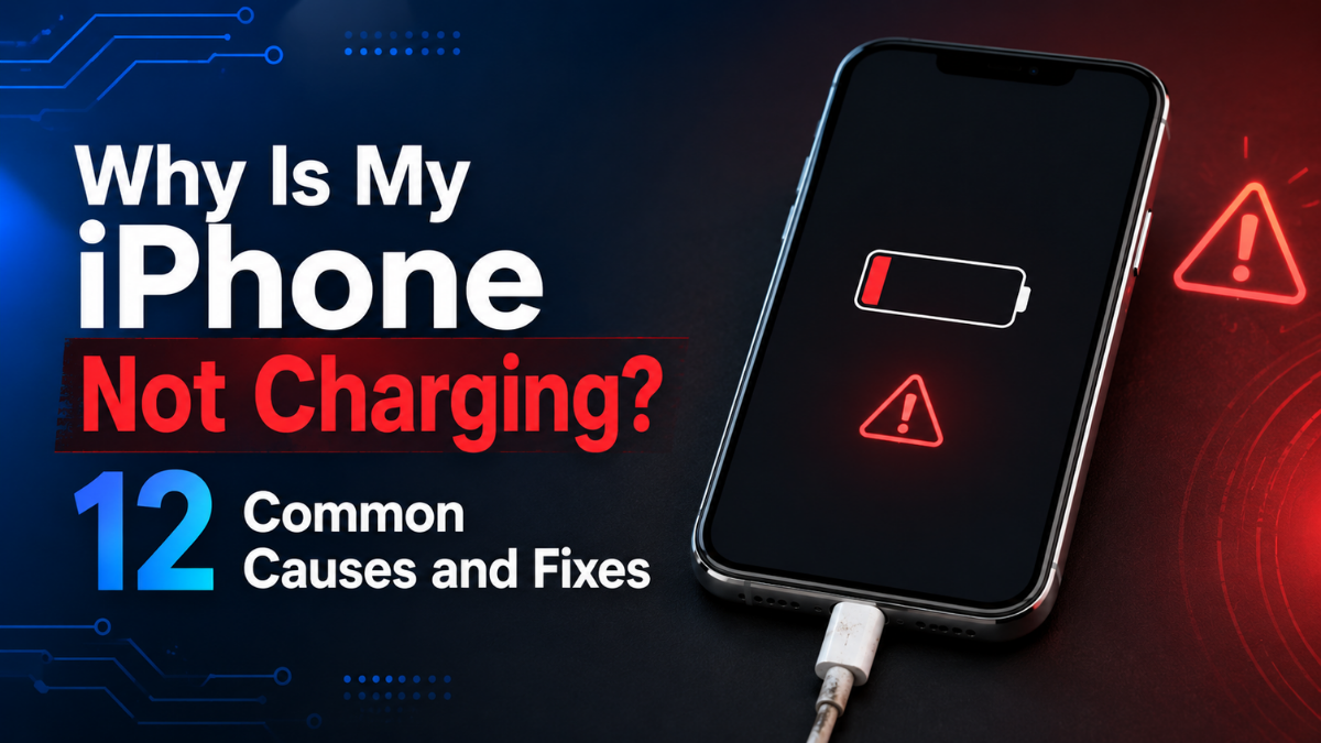 why is my iPhone not charging