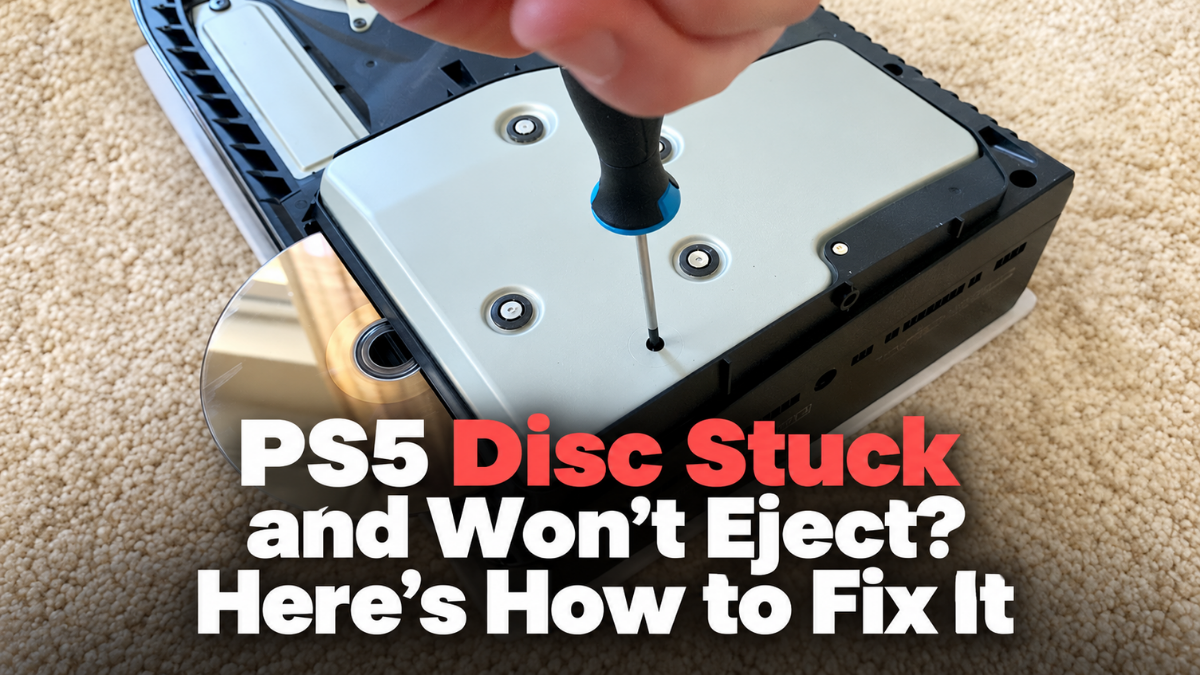 PS5 disc stuck
