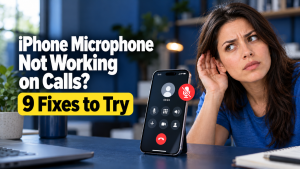 iPhone microphone not working